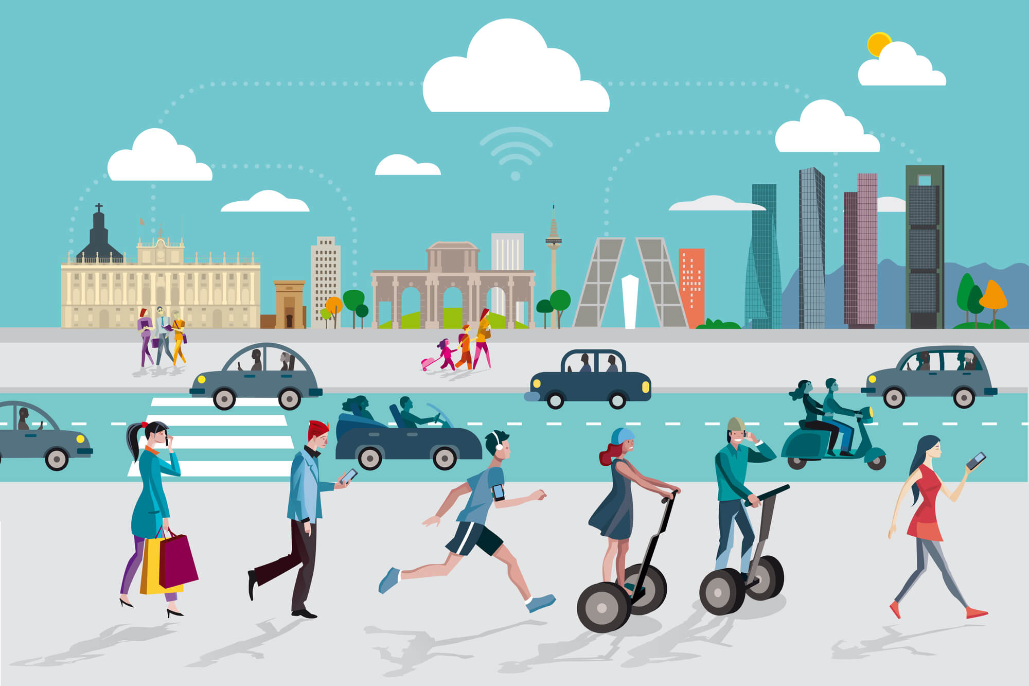 mobilidade nas cidades inteligentes